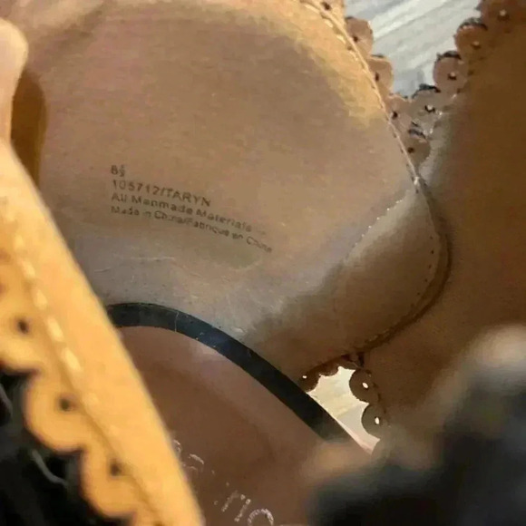 Maurice black peep toe black ankle boots size 8.5 - Picture 12 of 16